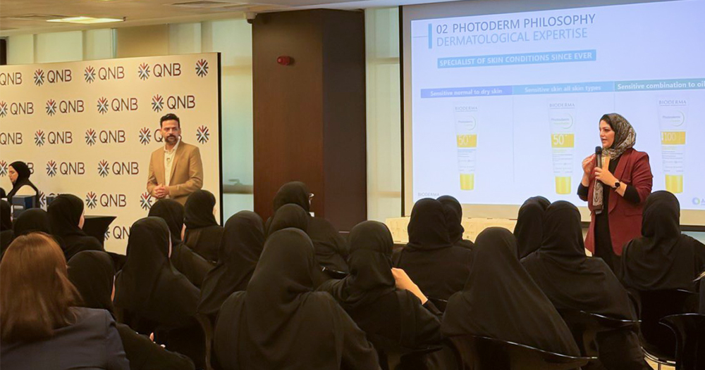 Bioderma sun protection awareness session for QNB
